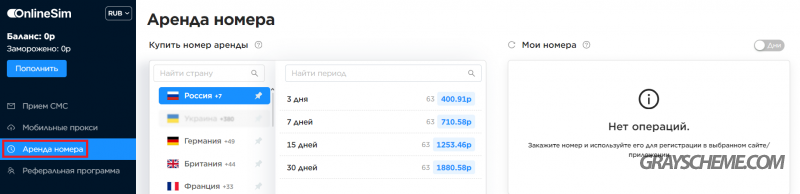 аренда номера