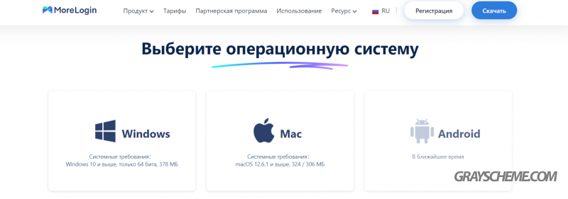 выбор OC
